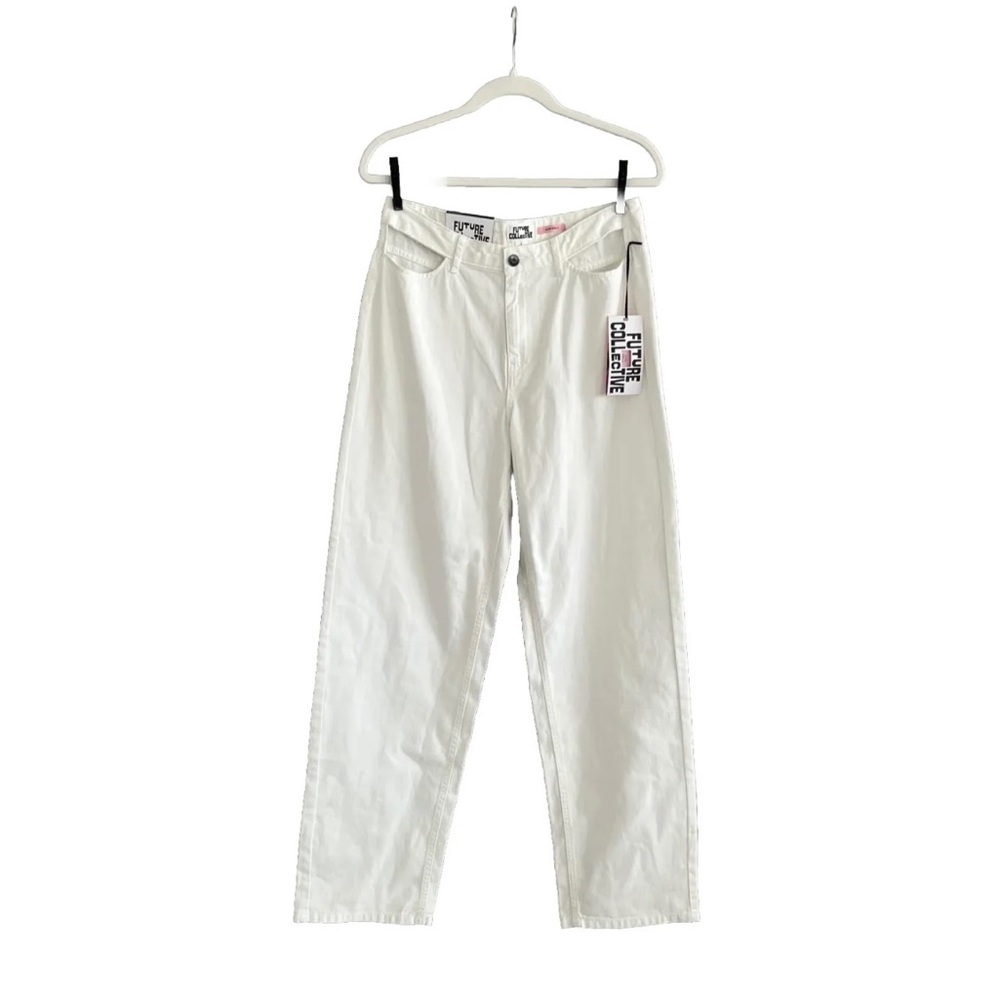 Women's Cut Out Waist Straight Leg Jeans - Future Collective with Alani Noelle 6
